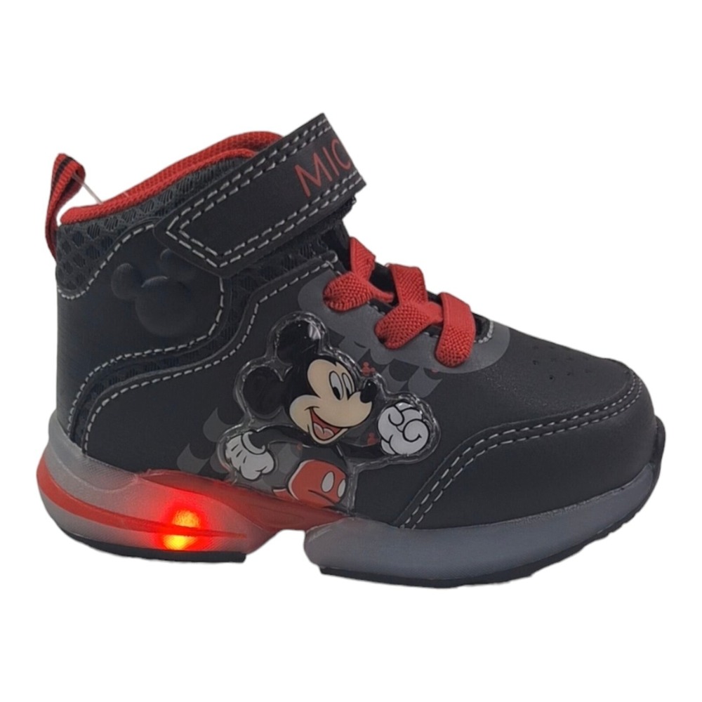 Disney Junior Mickey Mouse Athletic Fun House Boot Shoes Siz 6 (15cm) Color Grey